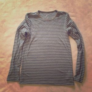 Striped long-sleeve T